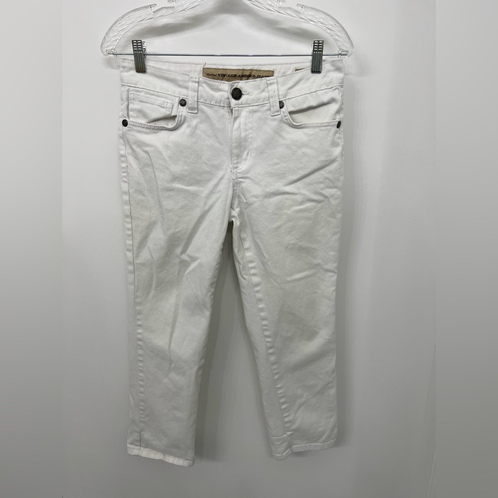 Nine West White Classic Rise Jeans Size 4/26